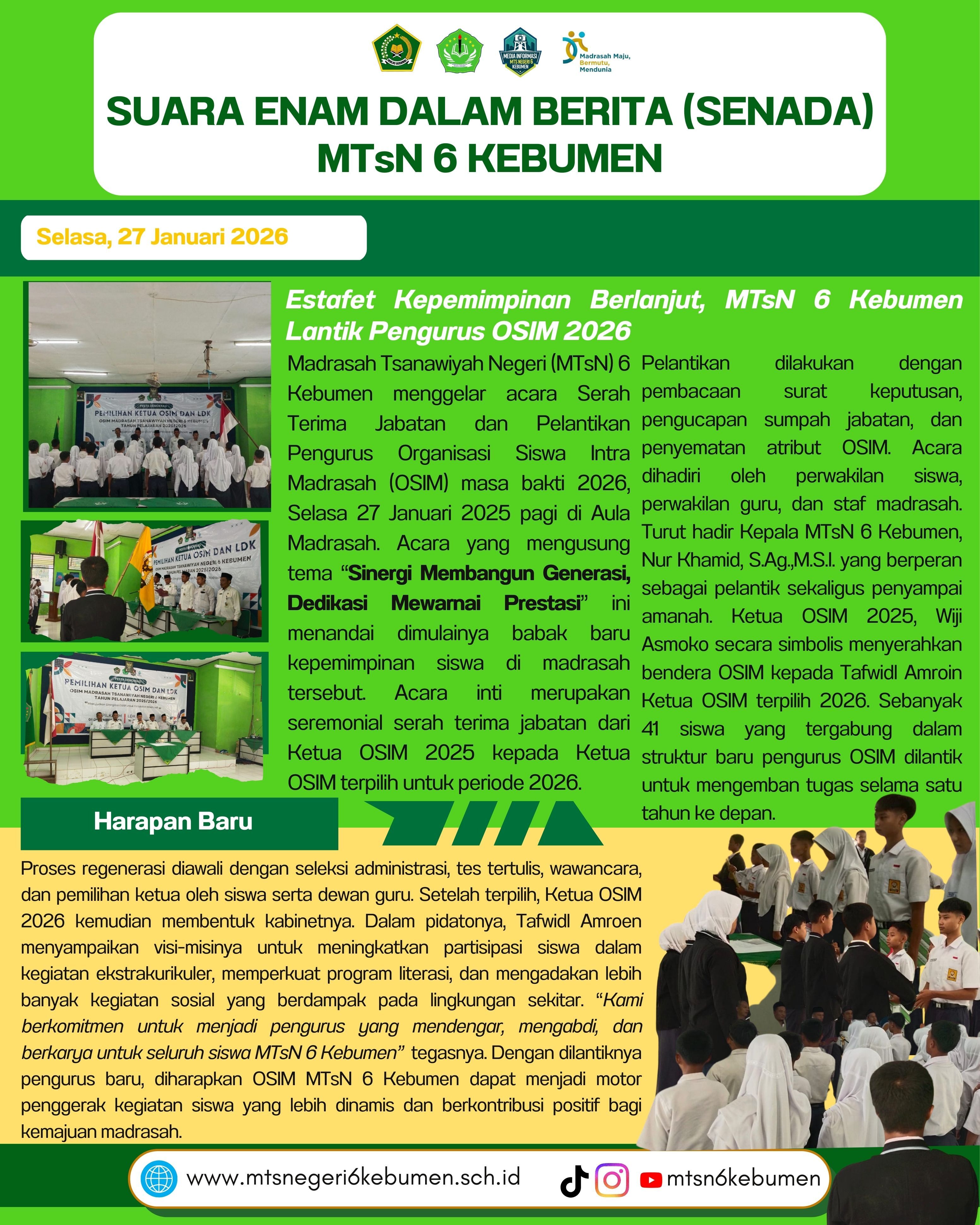 Sertijab Osim 2025/2026 - (Ada 0 foto)